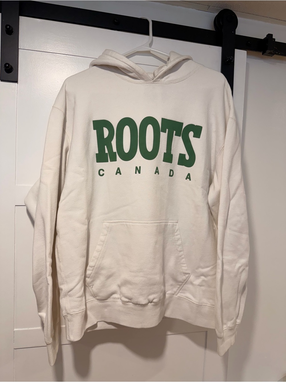 Roots white sweater